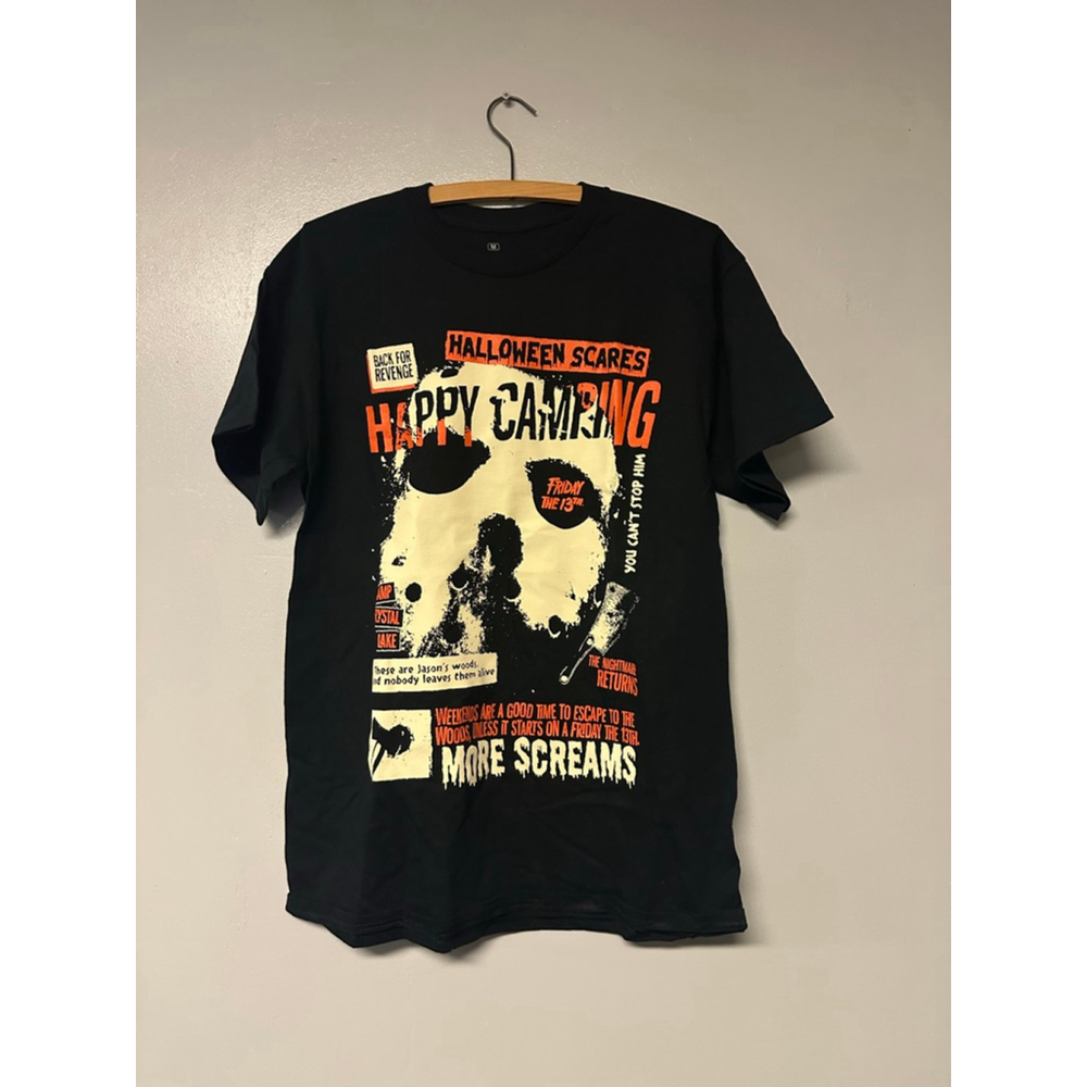 Men's Ripple Junction Friday the 13th Black Orange Short Sleeve Tee Medium